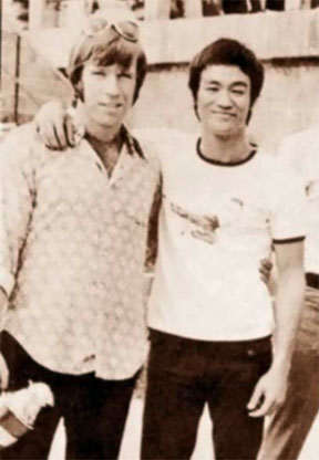 Chuck Norris et Bruce Lee