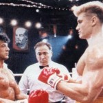 Sylvester Stallone et Dolph Lundgren dans Rocky 4