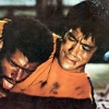 Bruce Lee avec Kareem Abdul-Jabbar dans Le Jeu de la Mort (Game of Death)
