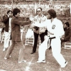 Bruce Lee et Bob Wall sur le tournage d\' Opération Dragon (Enter the Dragon)